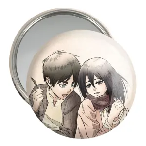 آینه جیبی ارن و میکاسا انیمه اتک آن تایتان Attack on Titan