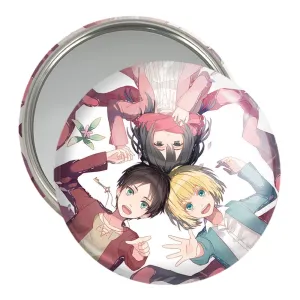 آینه جیبی ارن و میکاسا و آرمین انیمه اتک آن تایتان Attack on Titan