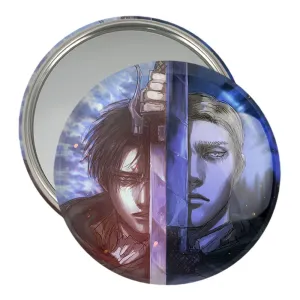 آینه جیبی اروین و لیوای انیمه اتک آن تایتان Attack on Titan