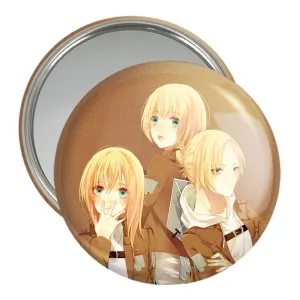 آینه جیبی هیستوریا و ارمین و آنی انیمه اتک آن تایتان Attack on Titan