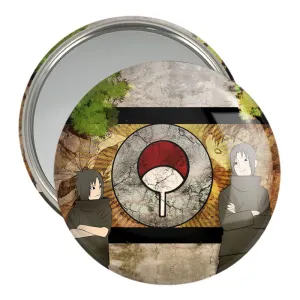 آینه جیبی ایتاچی و ساسکه و نماد خاندان اوچیها انیمه ناروتو Naruto