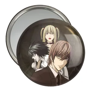 آینه جیبی لایت و ال و میسا انیمه دفترچه مرگ Death Note