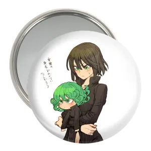 آینه جیبی فوبوکی و تاتسوماکی انیمه مرد تک مشتی One Punch Man