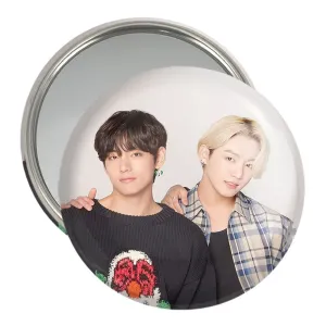 آینه جیبی  تهیونگ و جونگ کوک ویکوک گروه بی تی اس BTS