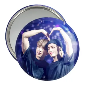 آینه جیبی  تهیونگ و جونگ کوک ویکوک گروه بی تی اس BTS