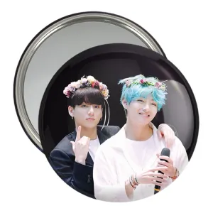 آینه جیبی  تهیونگ و جونگ کوک ویکوک گروه بی تی اس BTS