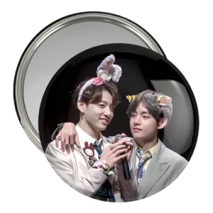 آینه جیبی  تهیونگ و جونگ کوک ویکوک گروه بی تی اس BTS