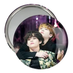 آینه جیبی  تهیونگ و جونگ کوک ویکوک گروه بی تی اس BTS
