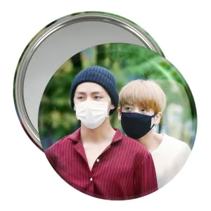 آینه جیبی  تهیونگ و جونگ کوک ویکوک گروه بی تی اس BTS