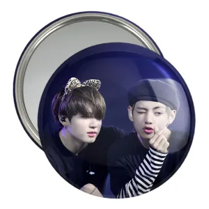 آینه جیبی  تهیونگ و جونگ کوک ویکوک گروه بی تی اس BTS