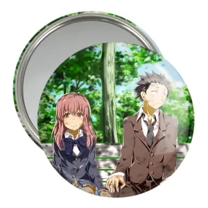آینه جیبی شوکو نیشیمیا و شویا ایشیدا انیمه سایلنت ویس A Silent Voice
