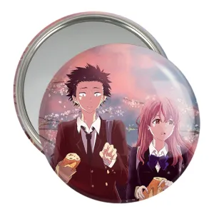 آینه جیبی شوکو نیشیمیا و شویا ایشیدا انیمه سایلنت ویس A Silent Voice