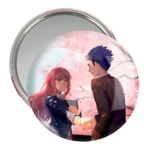آینه جیبی شوکو نیشیمیا و شویا ایشیدا انیمه سایلنت ویس A Silent Voice