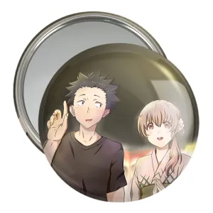 آینه جیبی شوکو نیشیمیا و شویا ایشیدا انیمه سایلنت ویس A Silent Voice