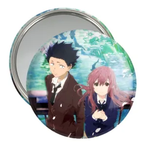 آینه جیبی شوکو نیشیمیا و شویا ایشیدا انیمه سایلنت ویس A Silent Voice