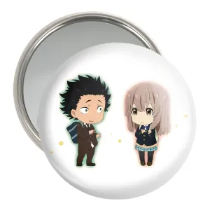 آینه جیبی شوکو نیشیمیا و شویا ایشیدا انیمه سایلنت ویس A Silent Voice