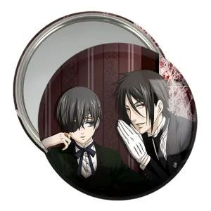 آینه جیبی سباستین و شیل انیمه خادم سیاه Black Butler