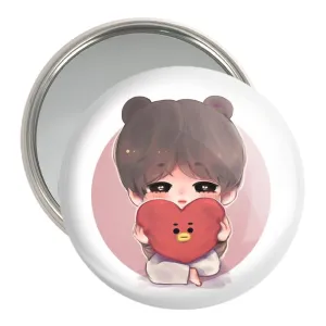 آینه جیبی تهیونگ Taehyung گروه بی تی اس BTS
