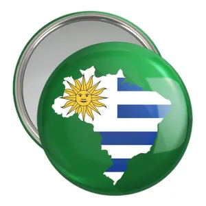 آینه جیبی پرچم اروگوئه