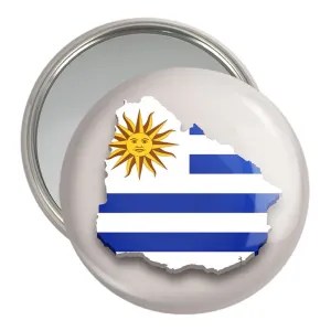 آینه جیبی پرچم اروگوئه
