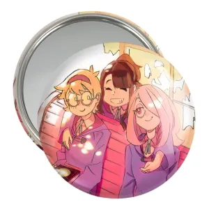 آینه جیبی سوسی و اکو و جانسون انیمه جادوگران کوچک Little Witch Academia