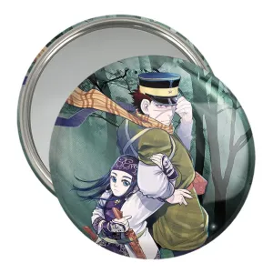 آینه جیبی سایچی و اسیرپا انیمه کامویی طلایی Golden Kamuy