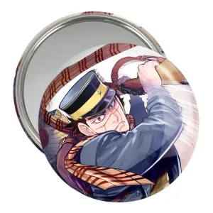 آینه جیبی سایچی انیمه کامویی طلایی Golden Kamuy
