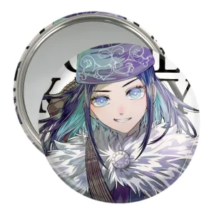 آینه جیبی اسیرپا انیمه کامویی طلایی Golden Kamuy