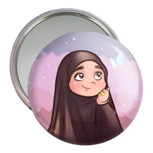 آینه جیبی دخترانه باحجاب