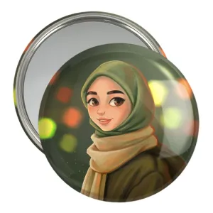 آینه جیبی دخترانه باحجاب