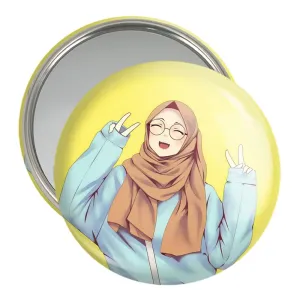 آینه جیبی دخترانه باحجاب