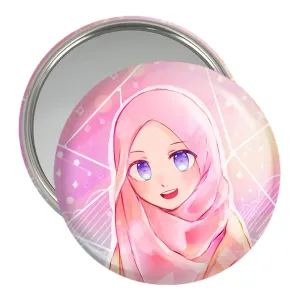 آینه جیبی دخترانه باحجاب