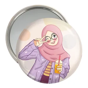 آینه جیبی دخترانه باحجاب