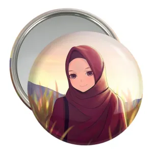 آینه جیبی دخترانه باحجاب