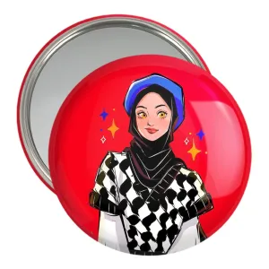 آینه جیبی دخترانه باحجاب
