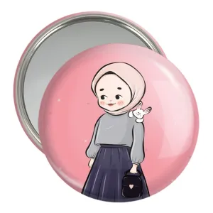 آینه جیبی دخترانه باحجاب