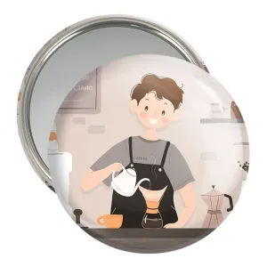 آینه جیبی باریستا کافه چی