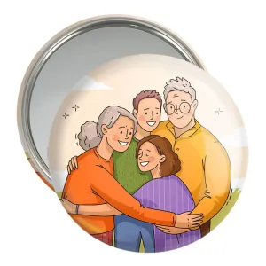 آینه جیبی خانواده شاد