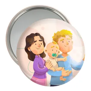 آینه جیبی خانواده شاد
