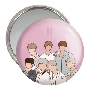 آینه جیبی گروه بی تی اس BTS