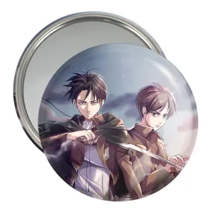 آینه جیبی لیوای و ارن انیمه اتک آن تایتان Attack on Titan