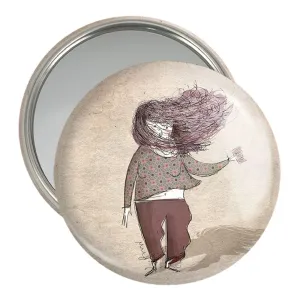 آینه جیبی دختر