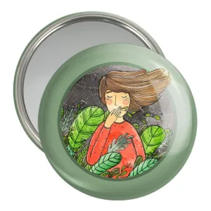 آینه جیبی دختر