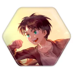 پیکسل شش ضلعی ارن انیمه اتک آن تایتان Attack on Titan