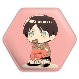پیکسل شش ضلعی ارن یگر انیمه اتک آن تایتان Attack on Titan