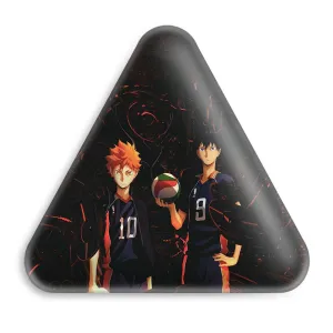 پیکسل مثلثی کاگیاما و هیناتا انیمه آبشار سرنوشت هایکیو کاگیاما