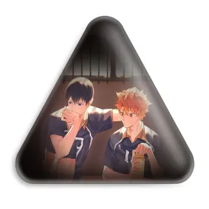 پیکسل مثلثی هیناتا و کاگیاما انیمه آبشار سرنوشت هایکیو کاگیاما