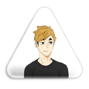 پیکسل مثلثی آتسومو میا انیمه آبشار سرنوشت هایکیو کاگیاما