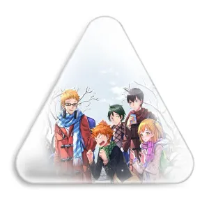 پیکسل مثلثی یاماگوچی و سوکیشیما و هیناتا و کاگیاما انیمه آبشار سرنوشت هایکیو کاگیاما