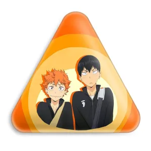 پیکسل مثلثی کاگیاما و هیناتا انیمه آبشار سرنوشت هایکیو کاگیاما